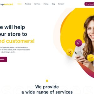 shopassistant – Multi-Page Website Sample