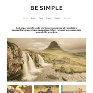 simple – Multi-Page Website Sample