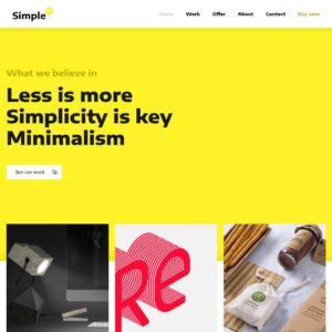 simple2 – Multi-Page Website Sample