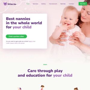 sitter2 – Multi-Page Website Sample