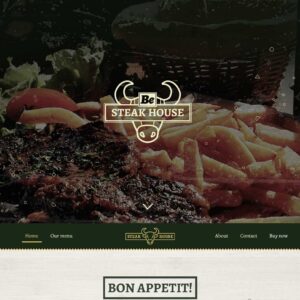 steak – Multi-Page Website Sample