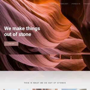 stone – Multi-Page Website Sample