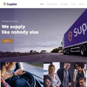 supplier – Multi-Page Website Sample