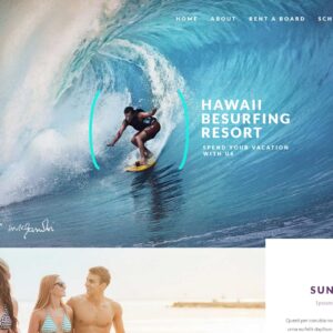 surfing – Multi-Page Website Sample