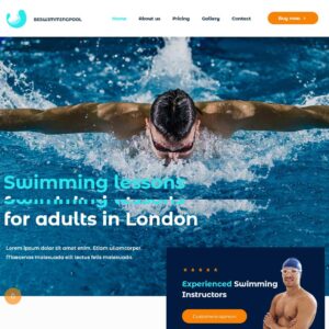 swimmingpool – Multi-Page Website Sample