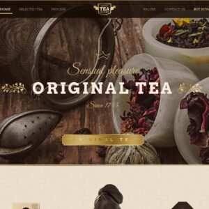 tea – Multi-Page Website Sample