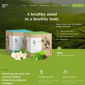 tea3 – Multi-Page Website Sample