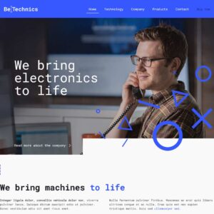 technics – Multi-Page Website Sample