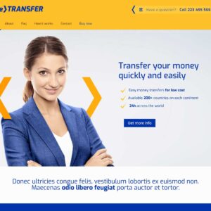 transfer – Multi-Page Website Sample