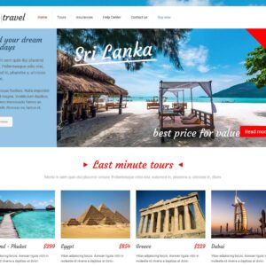 travel – Multi-Page Website Sample