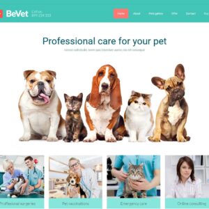 vet – Multi-Page Website Sample
