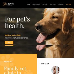 vet2 – Multi-Page Website Sample
