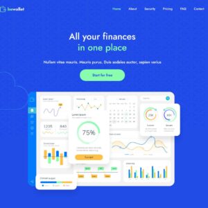 wallet2 – Multi-Page Website Sample