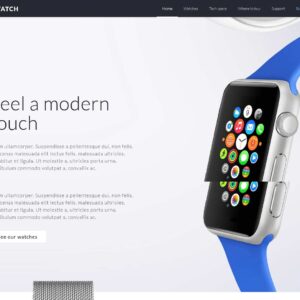 watch – Multi-Page Website Sample