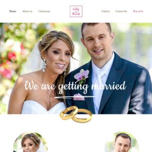 wedding2 – Multi-Page Website Sample