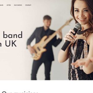 weddingband – Multi-Page Website Sample