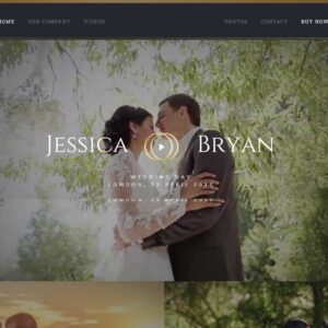 weddingvideos – Multi-Page Website Sample
