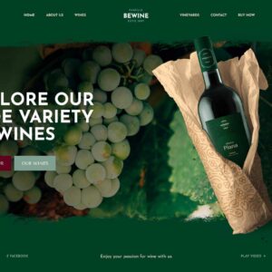 wine3 – Multi-Page Website Sample
