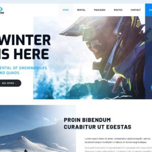 winter – Multi-Page Website Sample