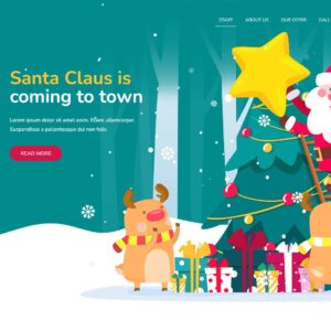 xmas3 – Multi-Page Website Sample