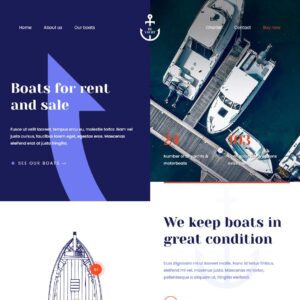 yacht – Multi-Page Website Sample