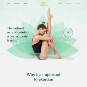 yoga3 – Multi-Page Website Sample