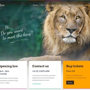 zoo – Multi-Page Website Sample